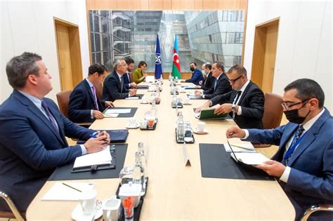 Azerbaijan NATO Discuss Cooperation Prospects Regional Issues PHOTO