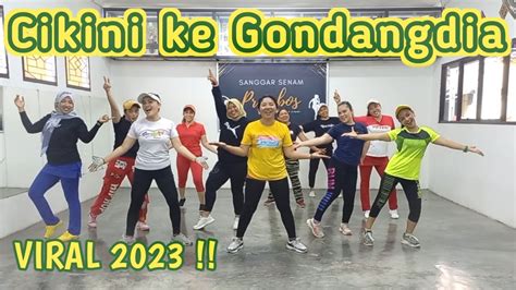 CIKINI KE GONDANGDIA Musik Viral 2023 Senam Kreasi Choreo By SS