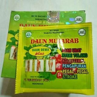 Jual Daun Mujarab Jamu Serbuk Original Shopee Indonesia