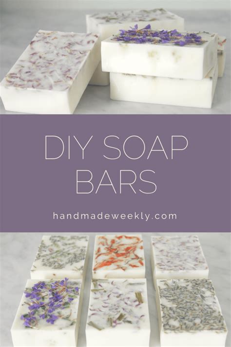 Diy Floral Soap Bars Handmade Weekly Diy Floral Soap Bars