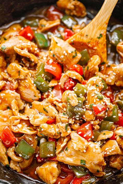 Pepper Chicken Stir Fry Recipe Chicken Stir Fry Recipe With Peppers — Eatwell101