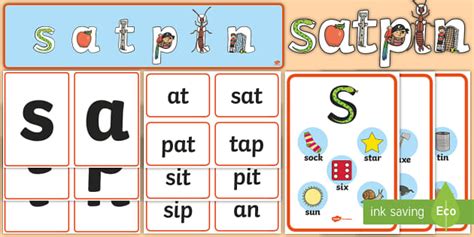 Satpin Phonics Display Pack Teacher Made Twinkl