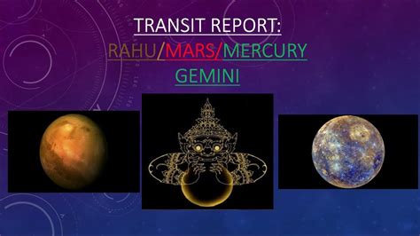 Rahu Mars Mercury Conjunction In Gemini Transit Report W Sunilee YouTube