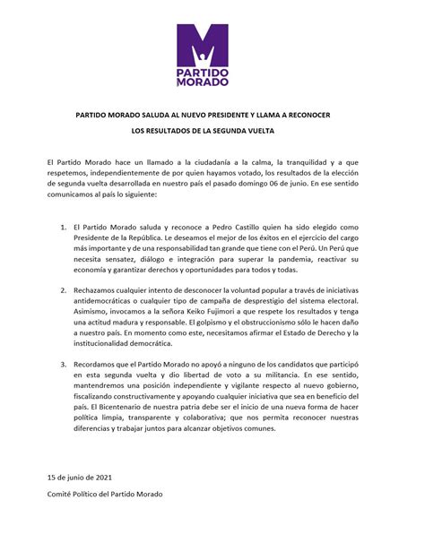 Julio Guzm N On Twitter Hoy En Representaci N Del Partidomorado Me