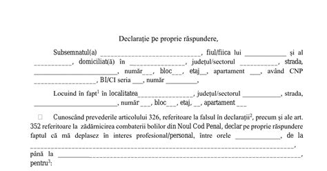 MODEL Declaratie Pe Proprie Raspundere OM2 Pdf DocDroid