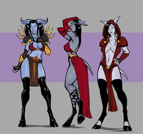 World Of Warcraft Draenei Warcraft Art Fantasy Character Design