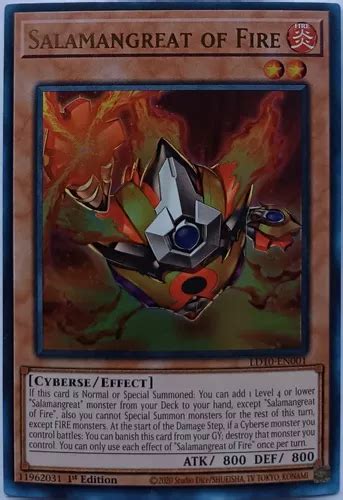 Yu Gi Oh Salamangreat Of Fire Ld10 En001 Ultra Rare Meses Sin Interés