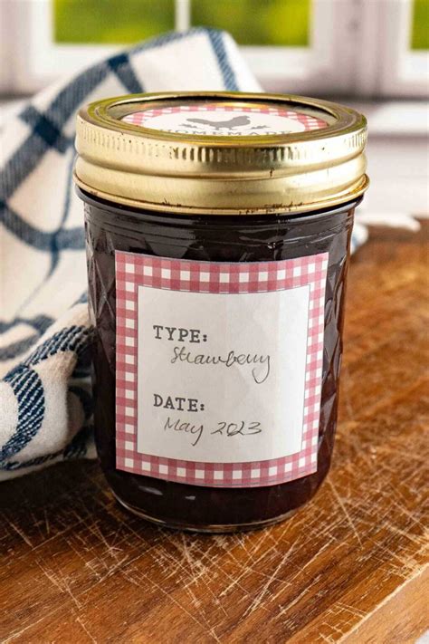 Simply Pretty Jam Jar Labels Free Printable In Styles