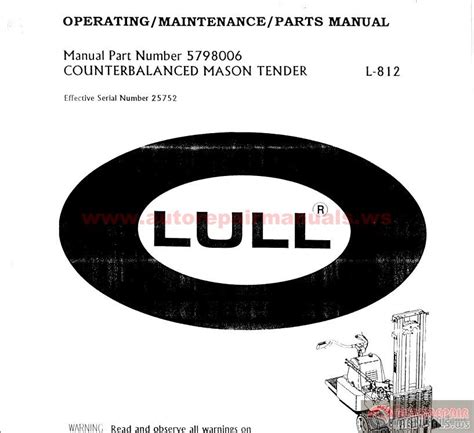 Prime Mover L-812 Parts Book | Auto Repair Manual Forum - Heavy ...