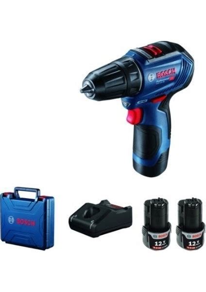 Bosch Gsr 12V 30 Profesyonel Akülü Delme Vidalama Makinesi 12 V 2 Ah