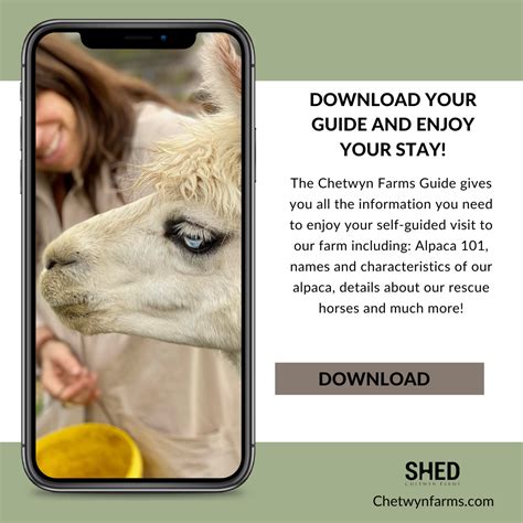 Farm Guide General And Tours Shed Chetwyn Farms