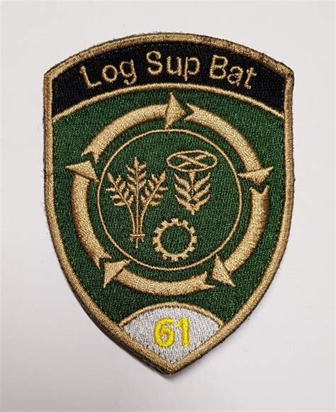 Log Sup Bat 61 Badge Schweizer Armee Abzeichen Mit Klett Kaufen Auf