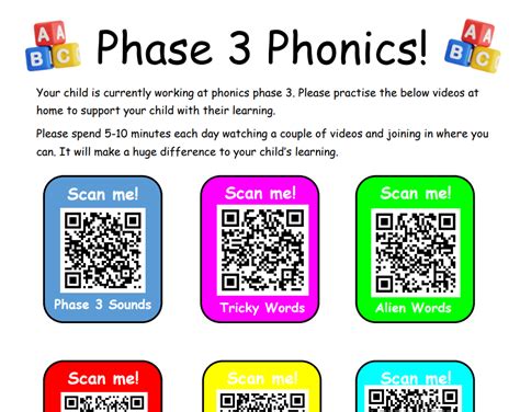 Phase 3 Phonics Handout | Teaching Resources