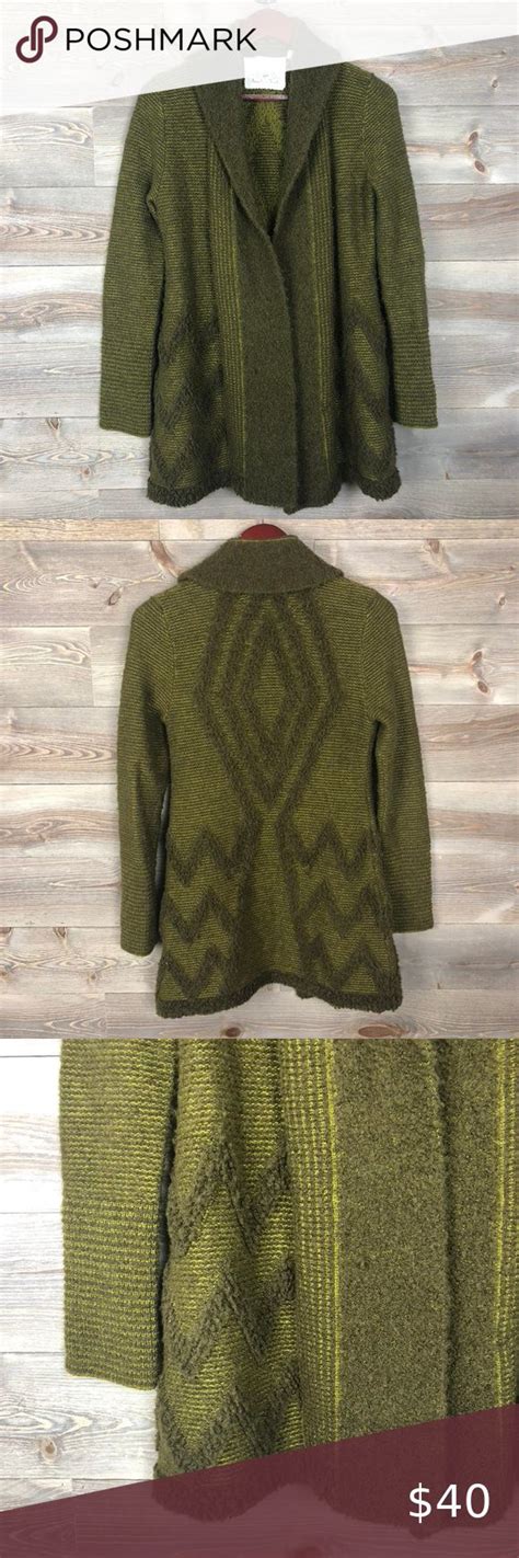 Anthropologie Angel Of The North Equinox Cardigan Chevron Cardigan