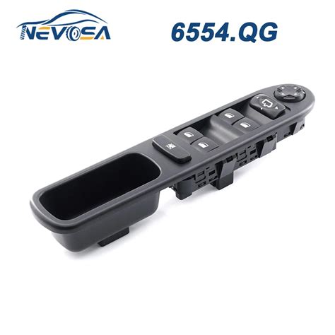 NEVOSA 6554 QG Front Left Driver Master Power Window Switch Control