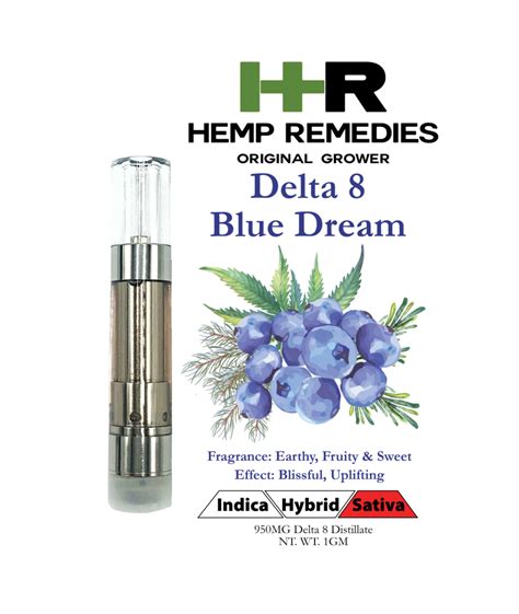 Delta 8 Vape Blue Dream Hemp Remedies Original Grower