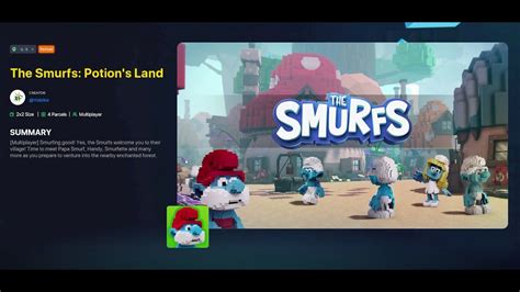 The Sandbox Alpha Season The Smurfs Potion S Land Youtube