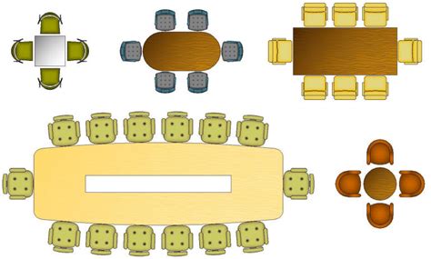 Floor Plan Office Furniture Symbols Standard Office Furniture Symbols