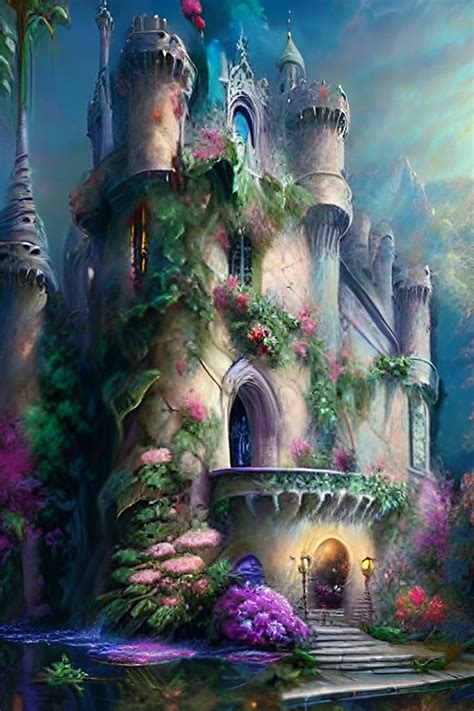 Pin By Roz Barnett On Castles Beautiful Art Pictures Fantasy Art