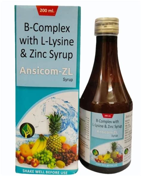 Mix B Complex L Lysine Zinc Syrup Ml At Best Price In Baddi Id