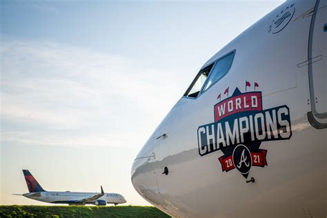 Delta Braves World Champions Plane Delta News Hub