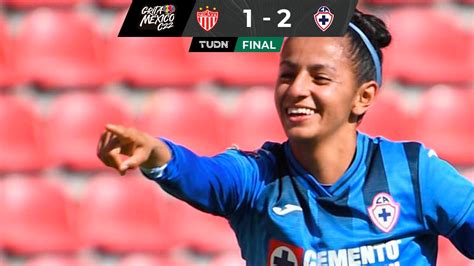 Necaxa 1 2 Cruz Azul Grita México C22 Liga MX Femenil Goles