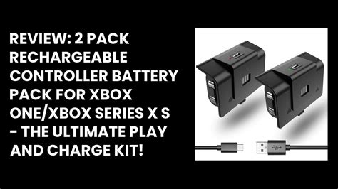 Review Pack Rechargeable Controller Battery Pack For Xbox One Xbox