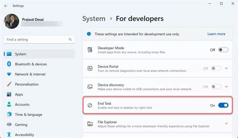 Enable Disable End Task In Taskbar On Windows 11 C Security