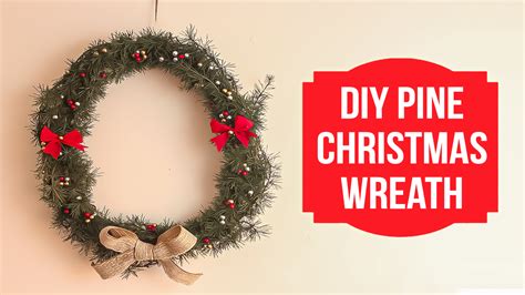 How To Make Christmas Wreath From Fresh Pine Branches