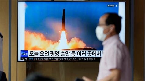 North Korea Test Fires Eight Short Range Ballistic Missiles World