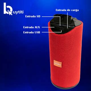 Bocina Bluetooth Port Til Con Bater A Recargable Y Radio Fm Memoria Sd