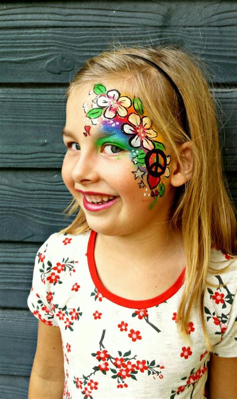 Hippie Face Paint 60s