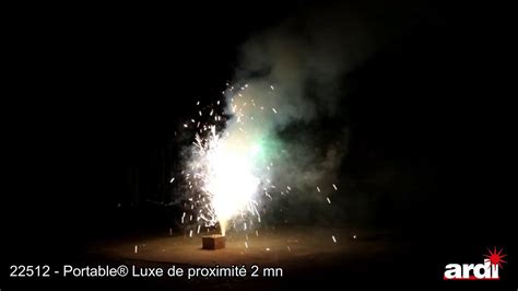 Feu d artifice portable luxe de proximité 2mn YouTube