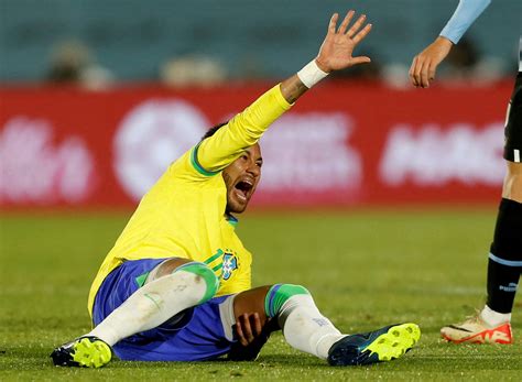 Neymar Leaves Pitch In Tears After Injury As Brazil Lose To Uruguay