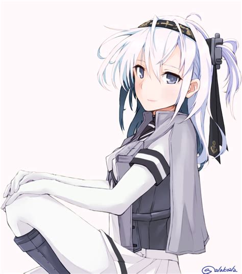 Long Hair Solo Anime Anime Girls Kantai Collection Suzutsuki