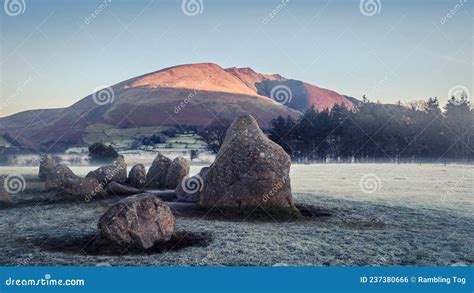 Sunrise At The Winter Solstice At Castlerigg Stone Circle Near Keswick