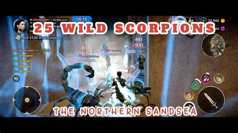 MAGE DAILY QUEST 25 WILD SCORPIONS IN THE NORTHERN SANDSEA EVIL