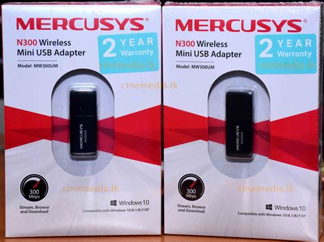 USB WIFI ADAPTER – MERCUSYS 300MBPS – Cine Media Productions (PVT) LTD