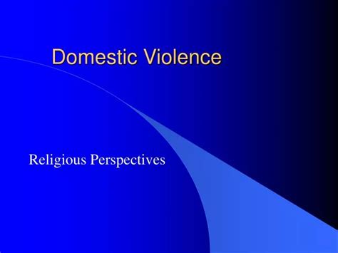 Ppt Domestic Violence Powerpoint Presentation Free Download Id 2781004