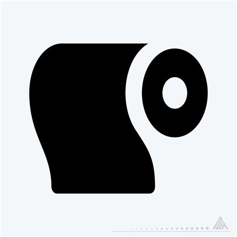 Vector Graphic of Tissue Roll - Black Style 3610322 Vector Art at Vecteezy