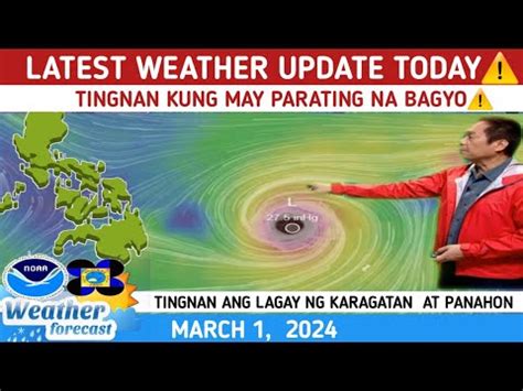 Weather Update Today March Tingnan Kung May Parating Na Bagyo