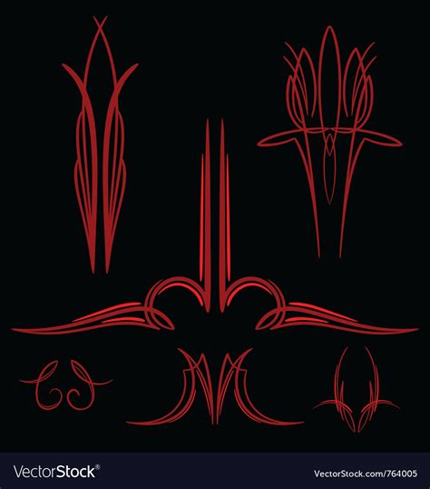 Vector Pinstriping Designs