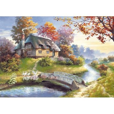 Puzzle Cottage Castorland 150359 1500 pièces Puzzles Cottages et Châlets