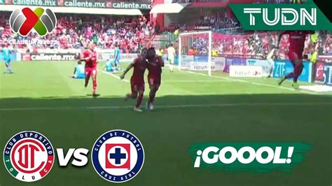 Gran Gol Doblete De Ara Jo Y Toluca Remonta Toluca Cruz Azul