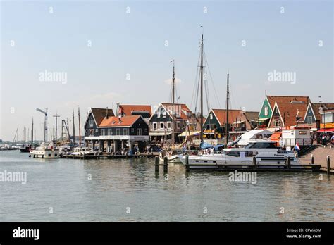 The Harbour at Volendam, Holland, Netherlands Stock Photo - Alamy