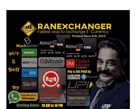 RanExchanger Buy Sell Exchange Neteller Skrill AstroPay Card