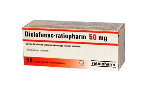 Diclofenac Rph 50mg Tabletės N50 Internetinėje Mano Vaistinėje”