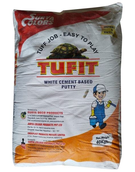 Tufit White Cement Putty 40 Kg At Rs 660 Bag In Secunderabad ID