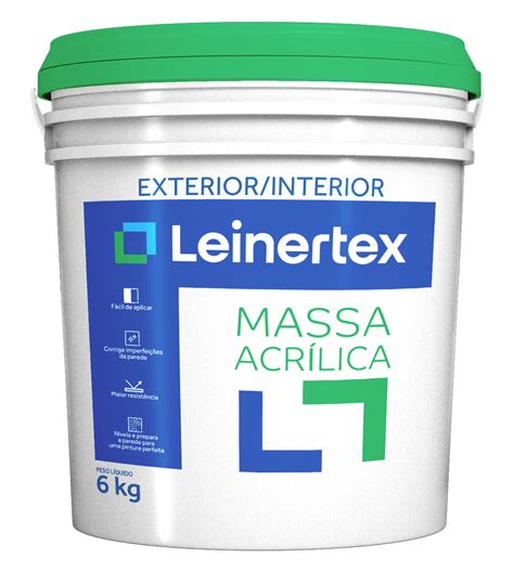 Massa Acr Lica Leinertex Gal O Pl Stico Kg Primavera Tintas E