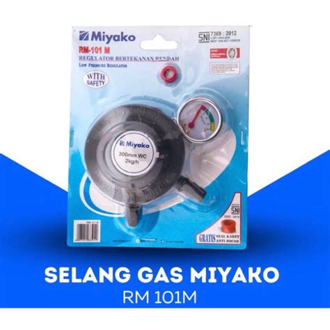 Regulator Gas Miyako Rm M Lazada Indonesia